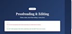proofread and edit your writing to perfection