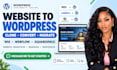 clone convert or migrate wix webflow squarespace to wordpress