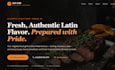create a modern restaurant website