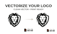 vectorize your logo and image to vector with clean tracing