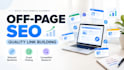 do off page SEO and high quality link building