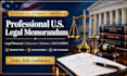 draft a legal memo analyzing US statutes and case law