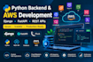 develop python backend, rest API and AWS cloud applications