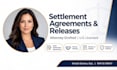 draft a binding settlement agreement and release by a US attorney
