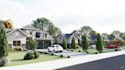 3d master plans, architectural site planning, real estate visualization render