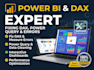 fix power bi dax measures, power query errors, performance