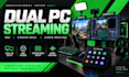 setup dual PC streaming with obs and elgato stream deck and fix audio routing