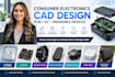 do consumer electronic cad design pcb iot device enclosure wearable device cad