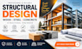 do wood, steel and concrete structural design, structural engineer