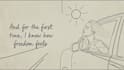 create a hand drawn lyrics video with custom animation