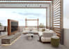 visualize penthouse rooftop landscape space, patio, terrace render,optimize pool