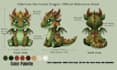 design custom plush reference sheet stuffed animal toy tech pack and ych concept