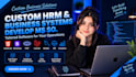 build custom hrm and business management systems using laravel PHP
