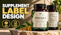 design supplement label and packaging