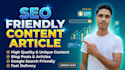 do SEO friendly article content