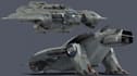 create 3d futuristic spaceship model, sci fi hard surface, game asset spacecraft