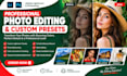 professionally create and edit a custom lightroom preset professional photo edit