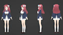 create custom 3d vrchat, vtuber and mmd avatars