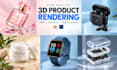 create realistic 3d product rendering, 3d product modeling and product design