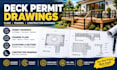 create deck permit drawings, framing plans and construction drawings