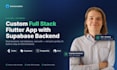 develop a custom full stack app with supabase backend