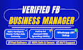 create fresh verified fb business manager and ads account