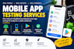 provide 12 tester, 20 app tester, google play closed testing, mobile app testing