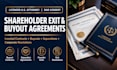 draft a shareholder exit agreement and founder equity transfer