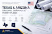 draw texas and arizona grading and drainage plans