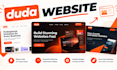 design a professional duda portfolio website with SEO setup