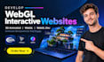 develop webgl interactive website 3d animated webgl website webgl website dev