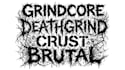 design grindcore, deathgrind, crust, brutal logo