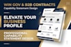 design corporate capability statement for your business