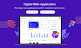 design saas web app UI UX