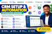 setup hubspot CRM automation zoho and CRM integration