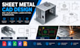 do sheet metal cad design, dxf flat pattern, laser cutting fabrication