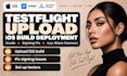 upload your ios app to testflight and fix xcode signing issues