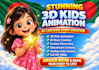 create 2d and 3d animation videos and edit videos