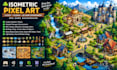isometric pixel art tileset, tilemap, 2d game environment  rpg game background