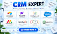 custom crm software developer, airtable crm, softr webapp, fluent crm automation