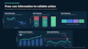 create data pipelines, dashboards and analysis