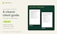 format your short client guide in word and PDF