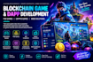 build custom blockchain game, p2e game, crypto game, dapp