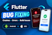 fix flutter bugs, crashes, errors and build issues