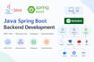 build java spring boot rest apis and backend systems