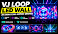vjloop led wall 3d animation resolume project mapping concert visuals laser show