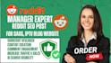 be your reddit seo post manager for brand saas iptv blog web
