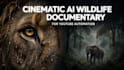create wildlife animals documentary videos for you