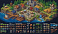 create custom isometric pixel art, tilemaps, rpg assets and game environment