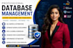 design, optimize and manage mysql and sql server
